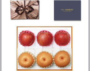 [더파머스] 사과 배 혼합 선물세트 3kg(사과3과/배3과)