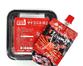 쿨애비 베스트팀 생생칠드홍게살과 영덕붉은대게장의 맛남